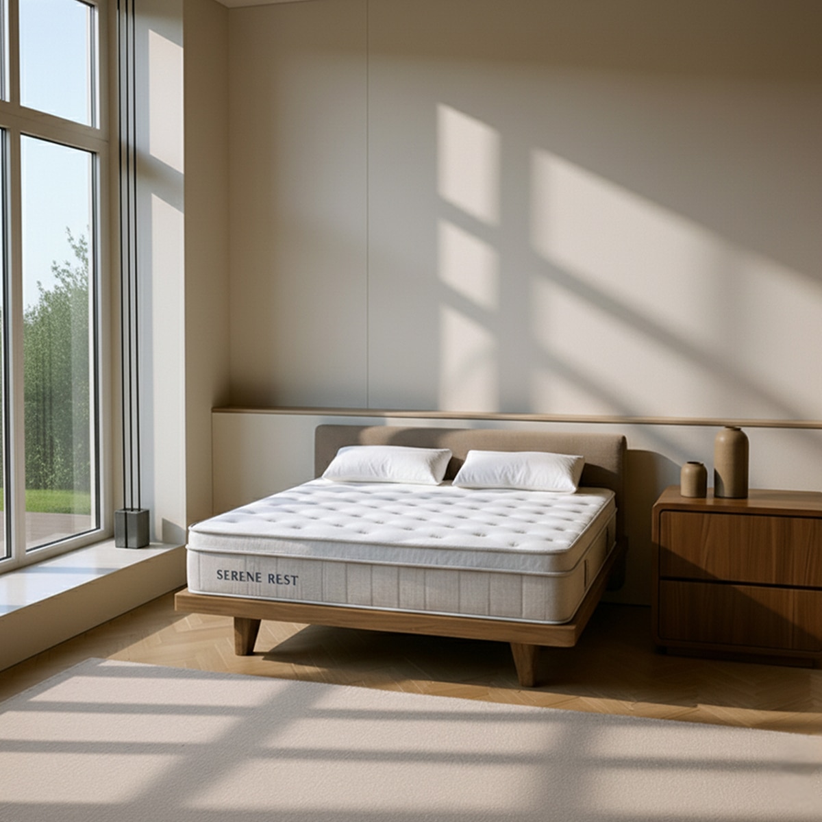 럭스나인 세렌레스트 유로탑 스프링 매트리스 - 킹