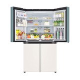 엘지 오브제 원매직 냉장고 870L - 메탈 민트베이지