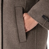 비지트 인 뉴욕 여성 울캐시미어 혼방 코트