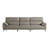 다우닝 데이지 전체 천연가죽 소파 4인