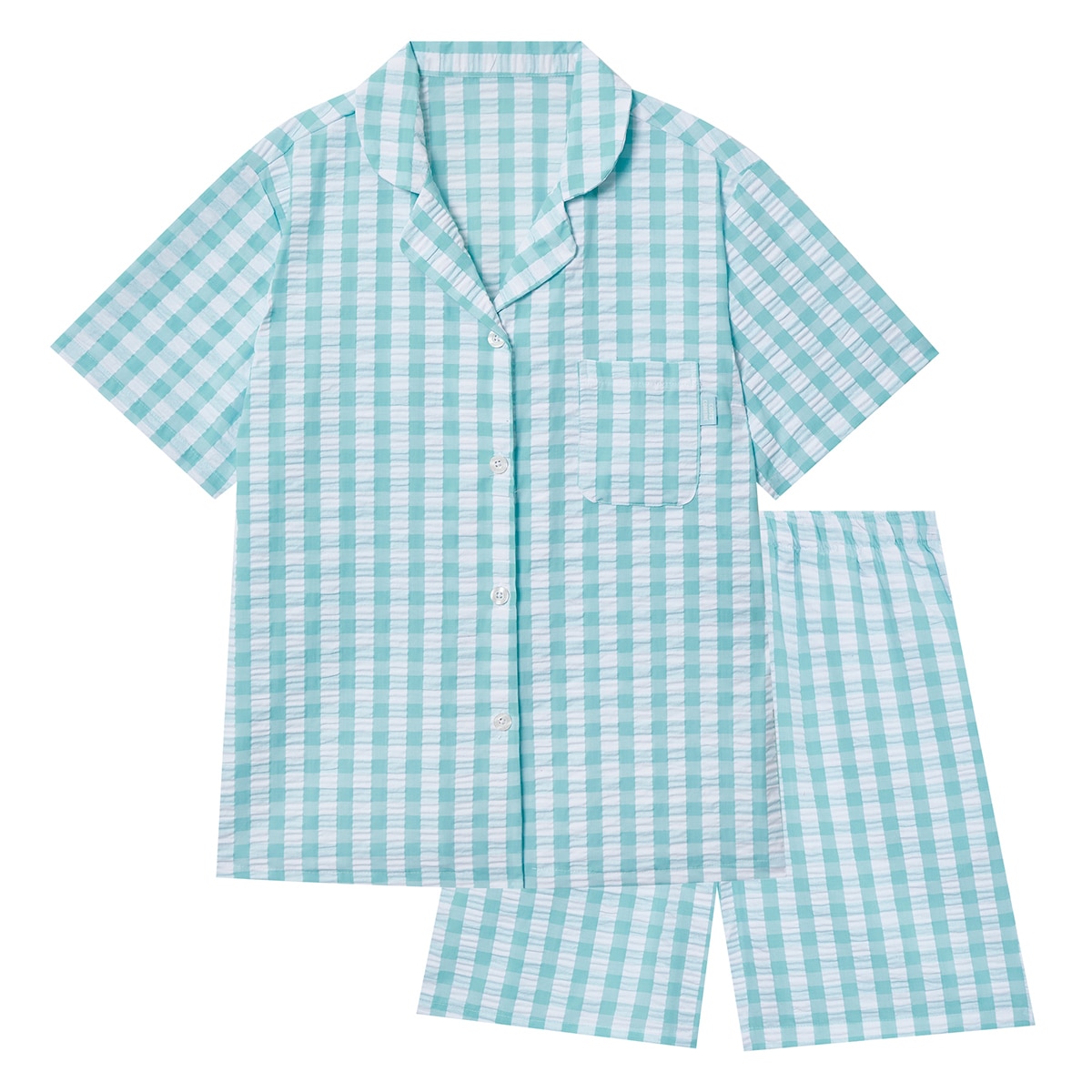 코데즈 컴바인 여성 시어서커 파자마 세트