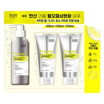 블랙포레 프로즌 탈모증상완화 샴푸(두피강화밸런스)