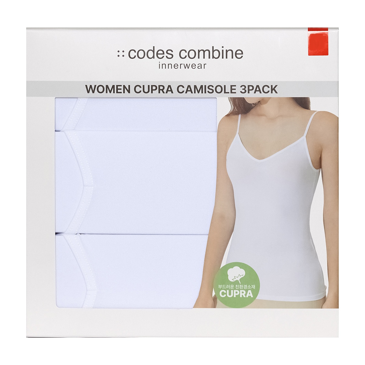 코데즈컴바인 큐프라 캐미솔 / 런닝 3매