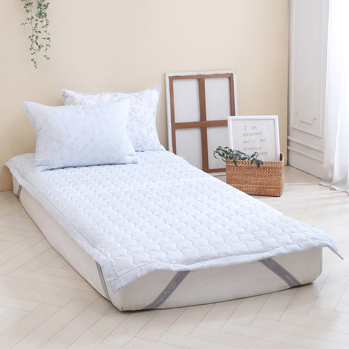 에이프릴앳홈 모달 밴드 패드 - 싱글, 오즈블루