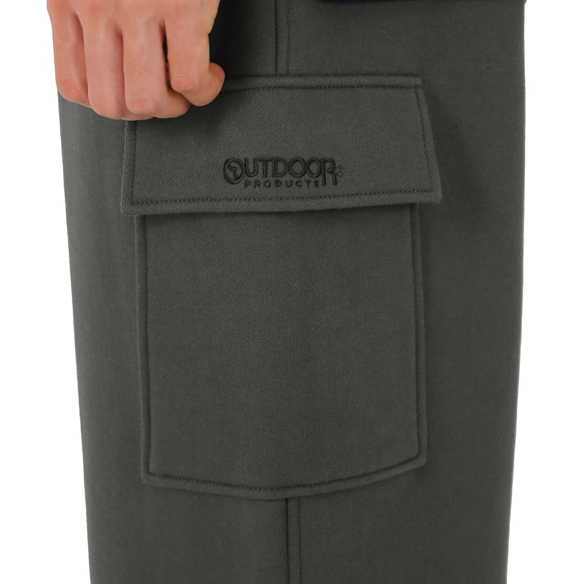 아웃도어프로덕츠 남성 기모 카고 팬츠 - 차콜, L
