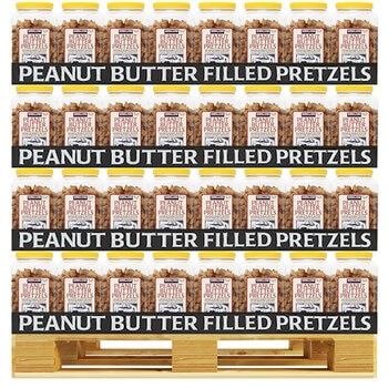 커클랜드 시그니춰 피넛버터 프레첼 1.56kg x 224개