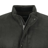 슈페리어 남성 스웨이드 다운 자켓 - 브라운, L