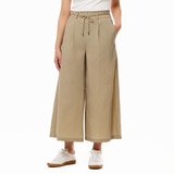 쥬시꾸뛰르 여성 와이드 밴딩 팬츠 - 베이지, L