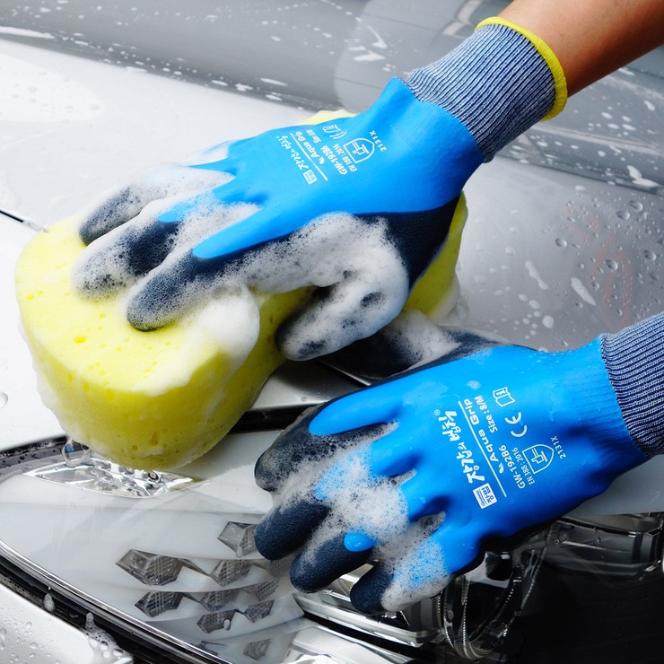 GLOVEWAY 아쿠아 그립 장갑 10PK - 스몰