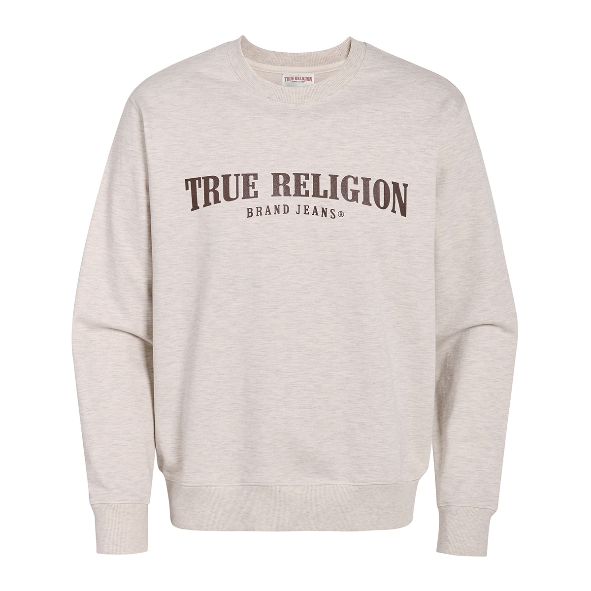 트루릴리젼 남성 긴소매 크루넥 - 오트밀, XL