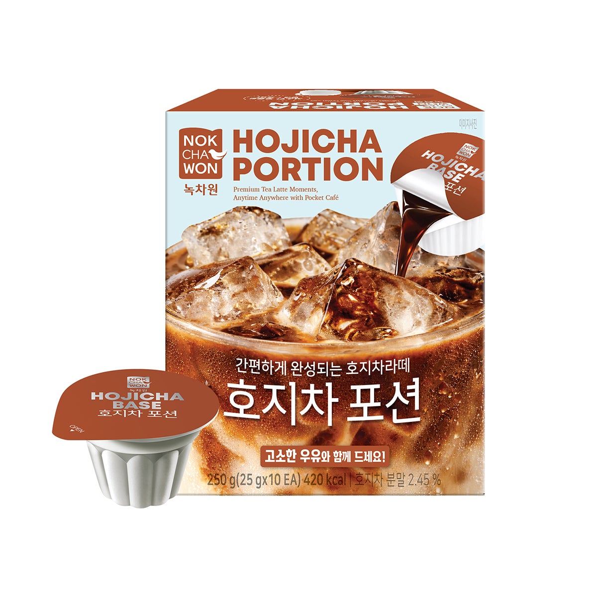 녹차원 호지차 포션 25g x 10ct x 3