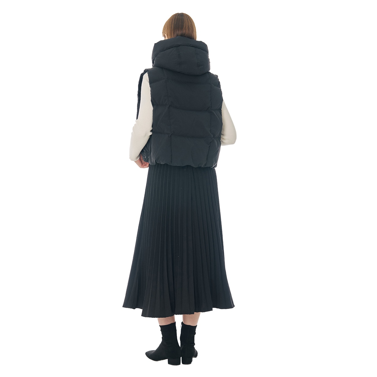 SOUP 여성 인조퍼 다운 베스트 - 블랙, S SOUP 여성 인조퍼 다운 베스트 - 블랙, S