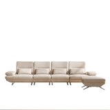 라클라우드 그랑블 스윙 기능성 패브릭 6인 소파 - 아이보리