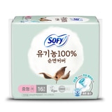 쏘피 유기농 순면커버 중형 16개x 6팩