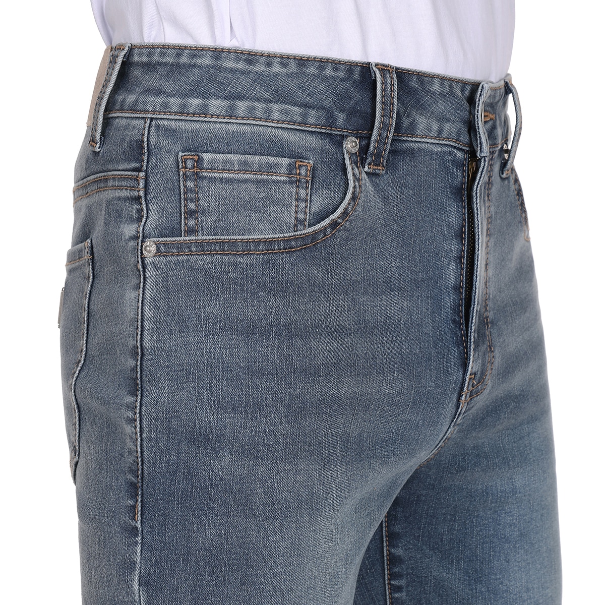 게스 남성 청바지 - 하이라이즈 미디엄블루