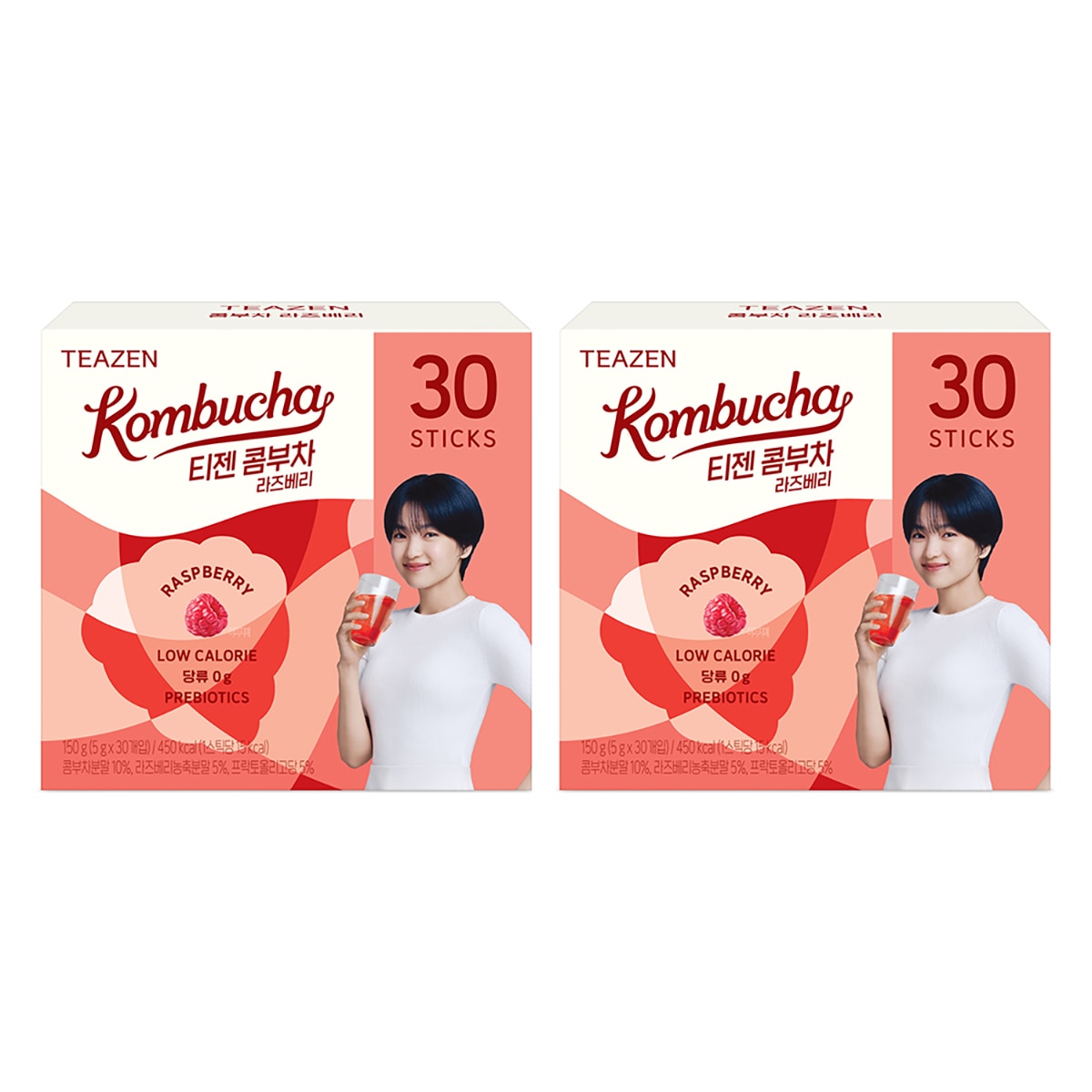 티젠 라즈베리 콤부차 5g x 30스틱 x 2