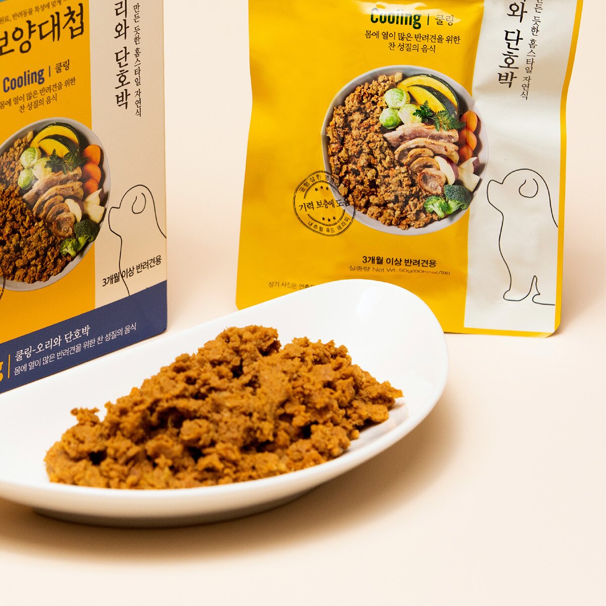 보양대첩 홈스타일 자연식 50g x 30ea - 쿨링(오리와 단호박)