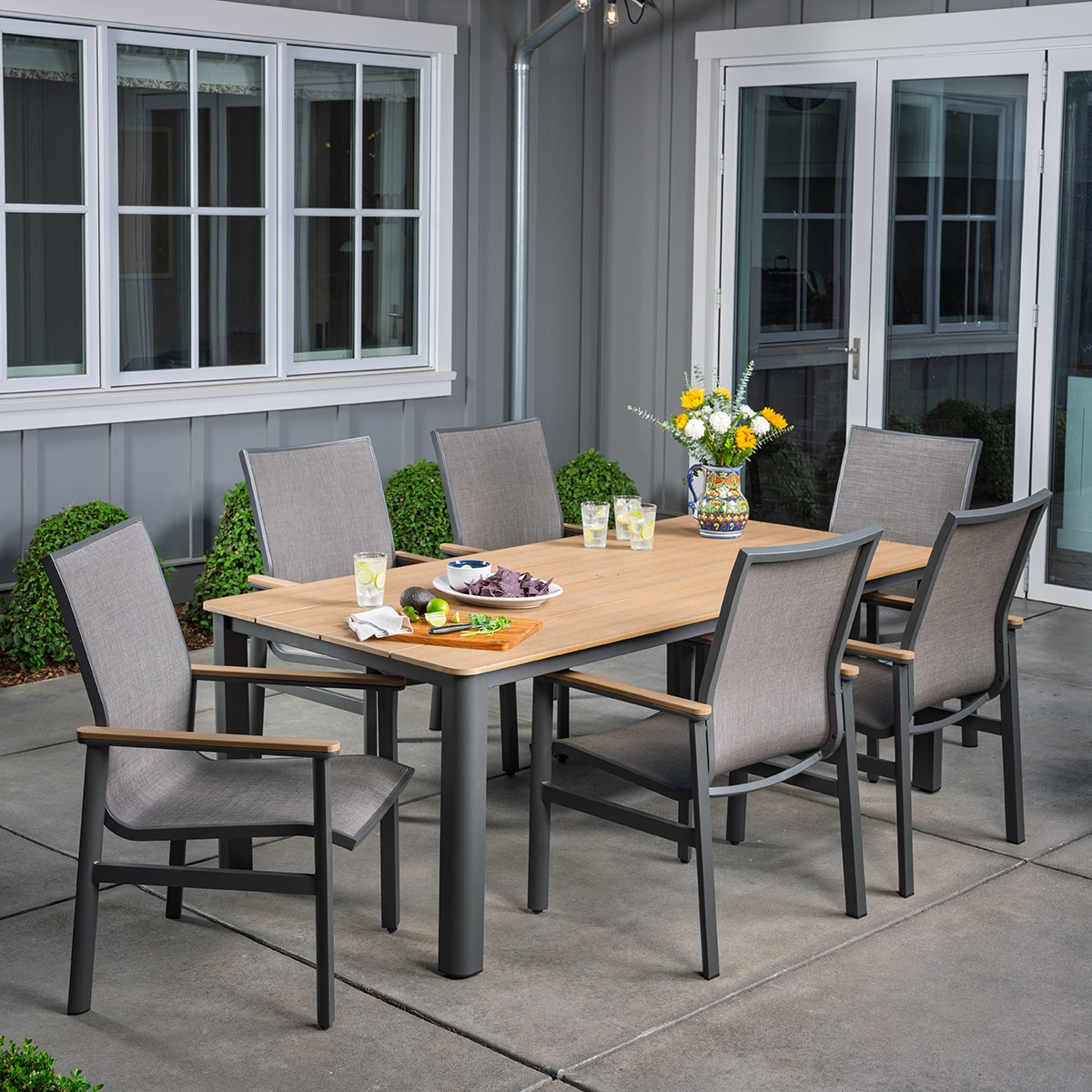 선빌라 사라 다이닝 세트 7-piece