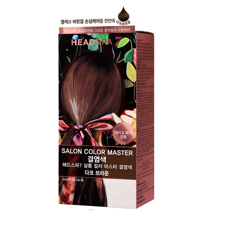 헤드스파 7 결 염색 126g x 2 - 다크브라운