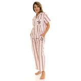 키스 해링 여성 코튼 파자마 세트 - 아이보리, M