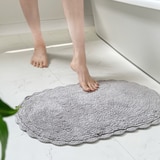 플로티나 순면 발매트 세트 3P - 40 x 60cm, 그레이3P 플로티나 순면 발매트 세트 3P - 40 x 60cm, 그레이3P