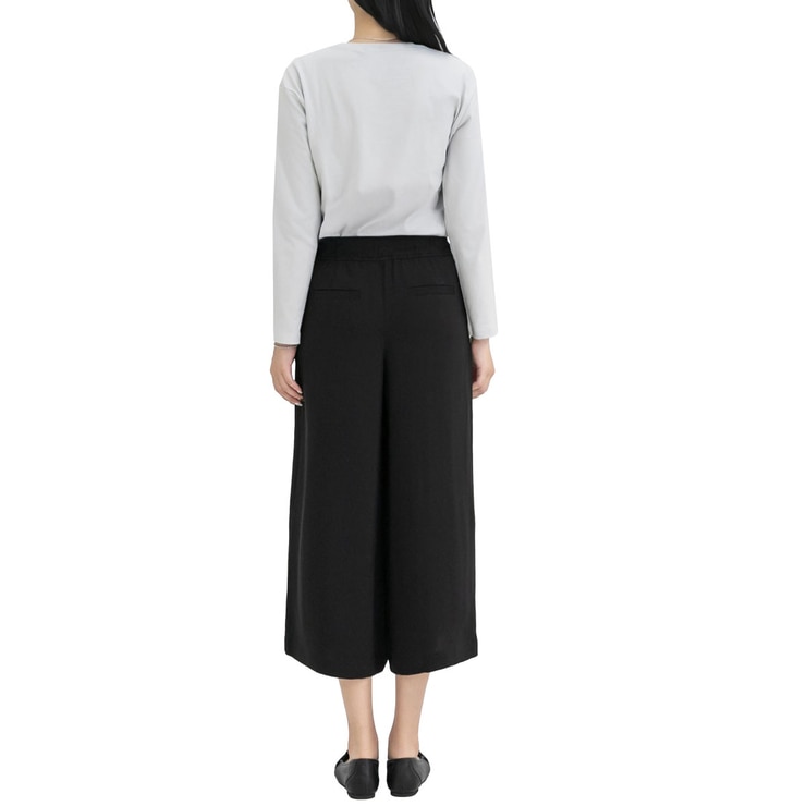 보니스팍스 여성 소프트 밴딩 팬츠 - 블랙