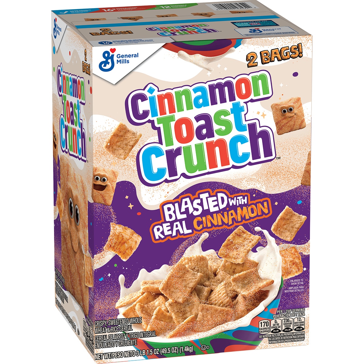 제너럴밀스 시나몬 토스트 크런치 702g x 2