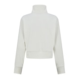 게스 여성 벨루어 코듀로이 집업 - 아이보리, L