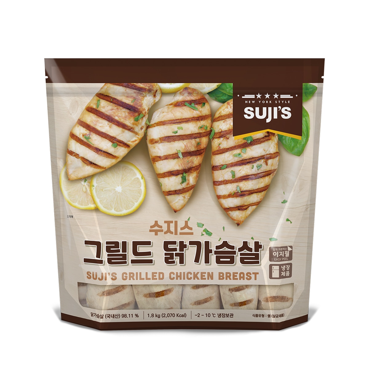 수지스 그릴드 닭가슴살 1.8kg x 180ea (수도권)