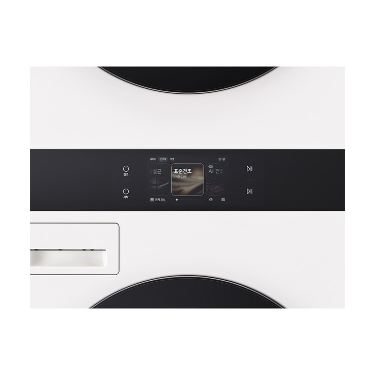 엘지 오브제 AI 워시타워 세탁 23kg&건조 23kg 화이트