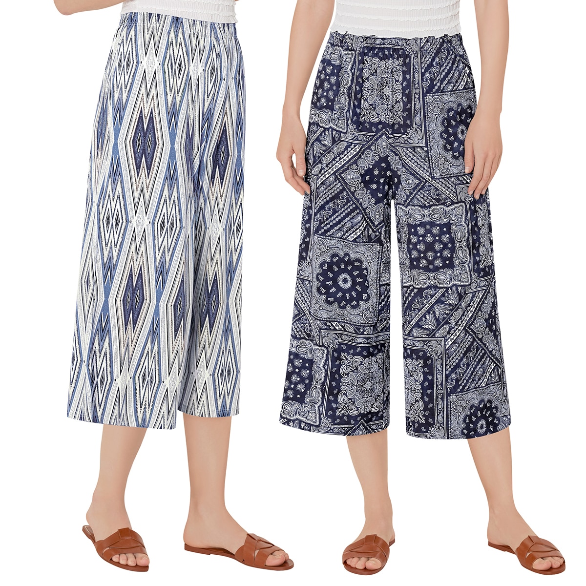 트라이엄프 여성 저지 라운지 바지 2PK