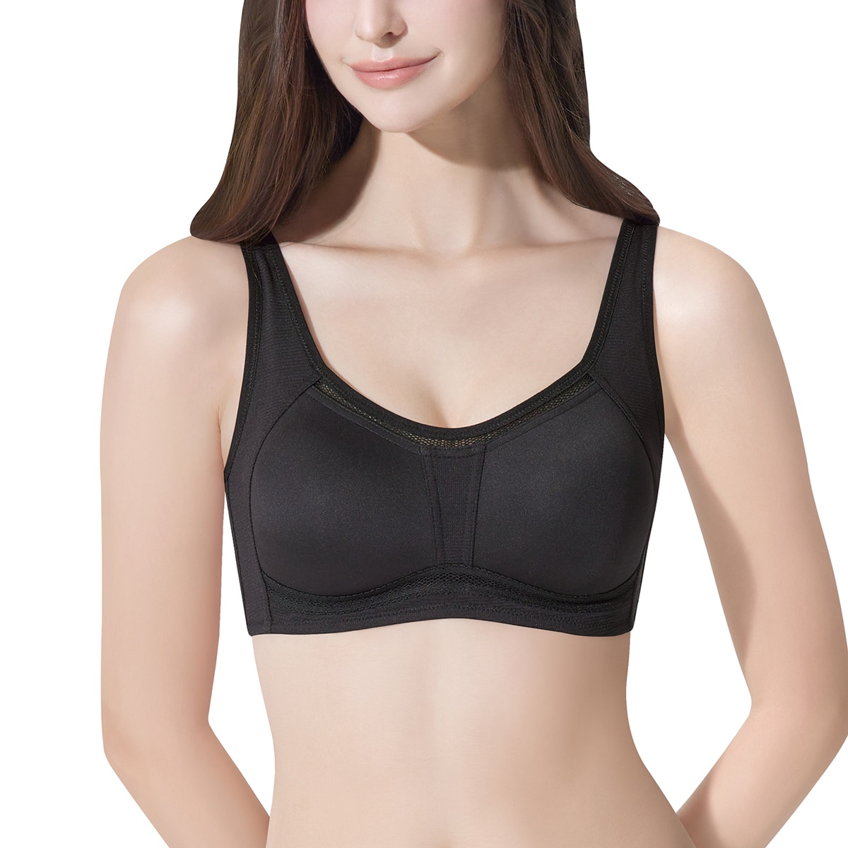 트라이엄프 심플리 노와이어 브라 2매 - 베이지/검정 트라이엄프 심플리 노와이어 브라 2매 - 베이지/검정