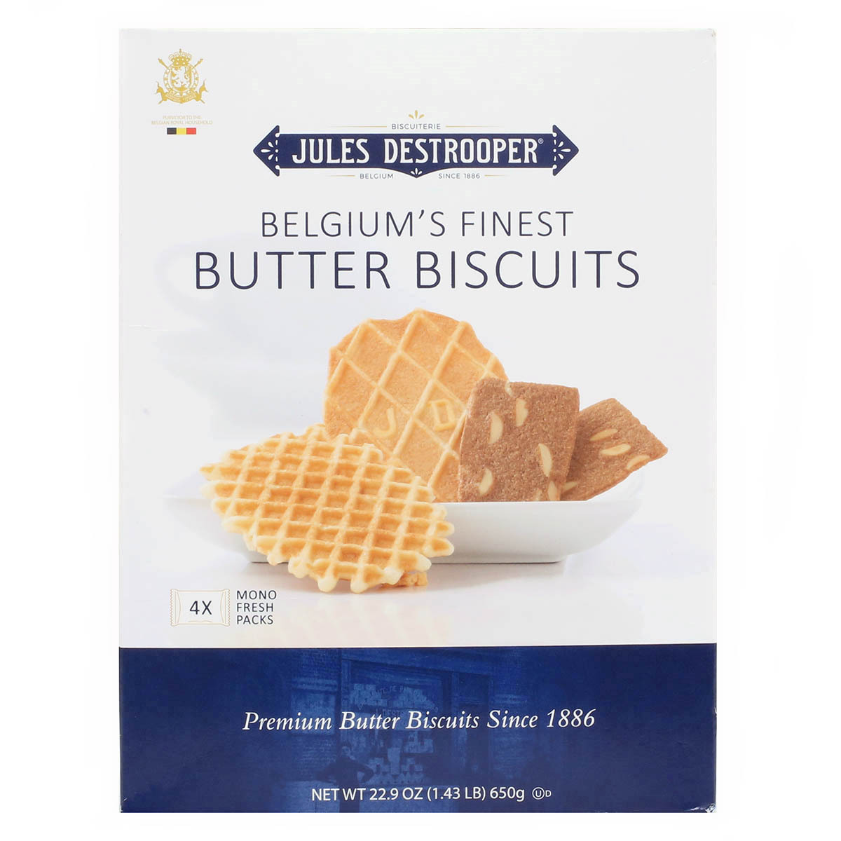 Jules Destrooper 버터 비스킷 650g / 최소구매 2