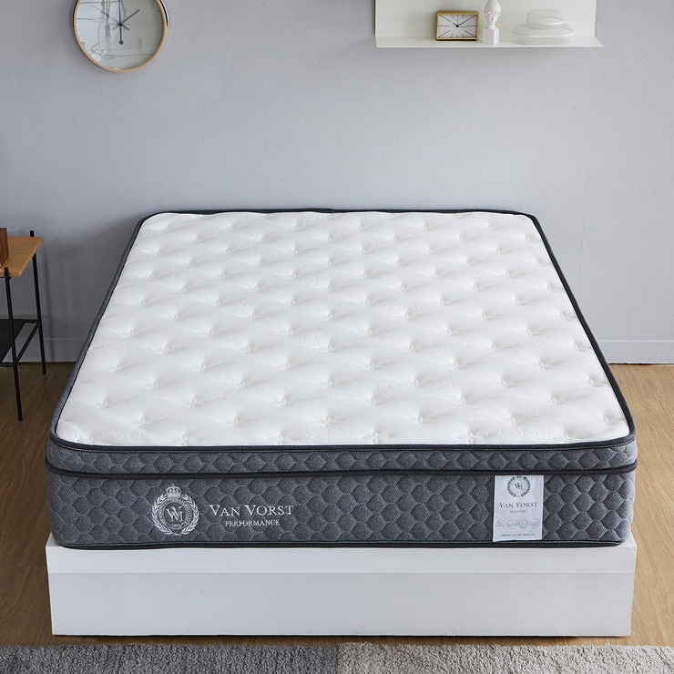 리비니아 필로우탑 롤팩 매트리스 킹 - 그레이