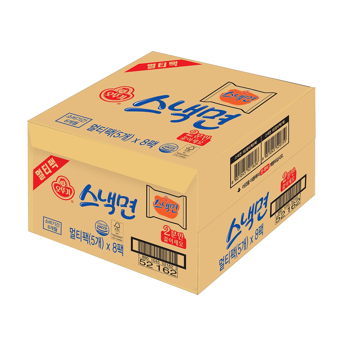 오뚜기 스낵면 108g x 40