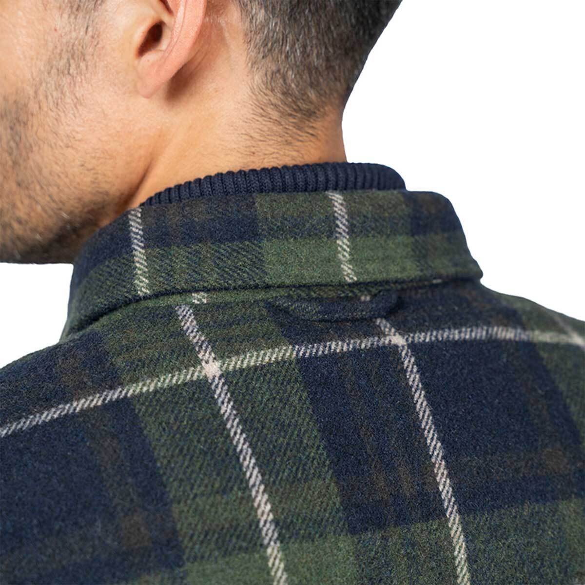 Jachs Men's Wool Blended Shirts Jacket - Green Jachs Men's Wool Blended Shirts Jacket - Green
