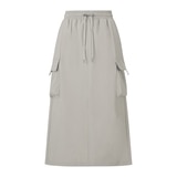 네파 여성 카고 포켓 스커트 - 그레이시 베이지, L