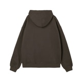 LAP 여성 기모 자수 후디 - 브라운 LAP 여성 기모 자수 후디 - 브라운