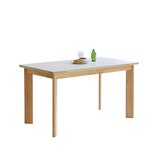 헤이지 세라믹 식탁 세트 4인 - 내츄럴, 마블 화이트 헤이지 세라믹 식탁 세트 4인 - 내츄럴, 마블 화이트