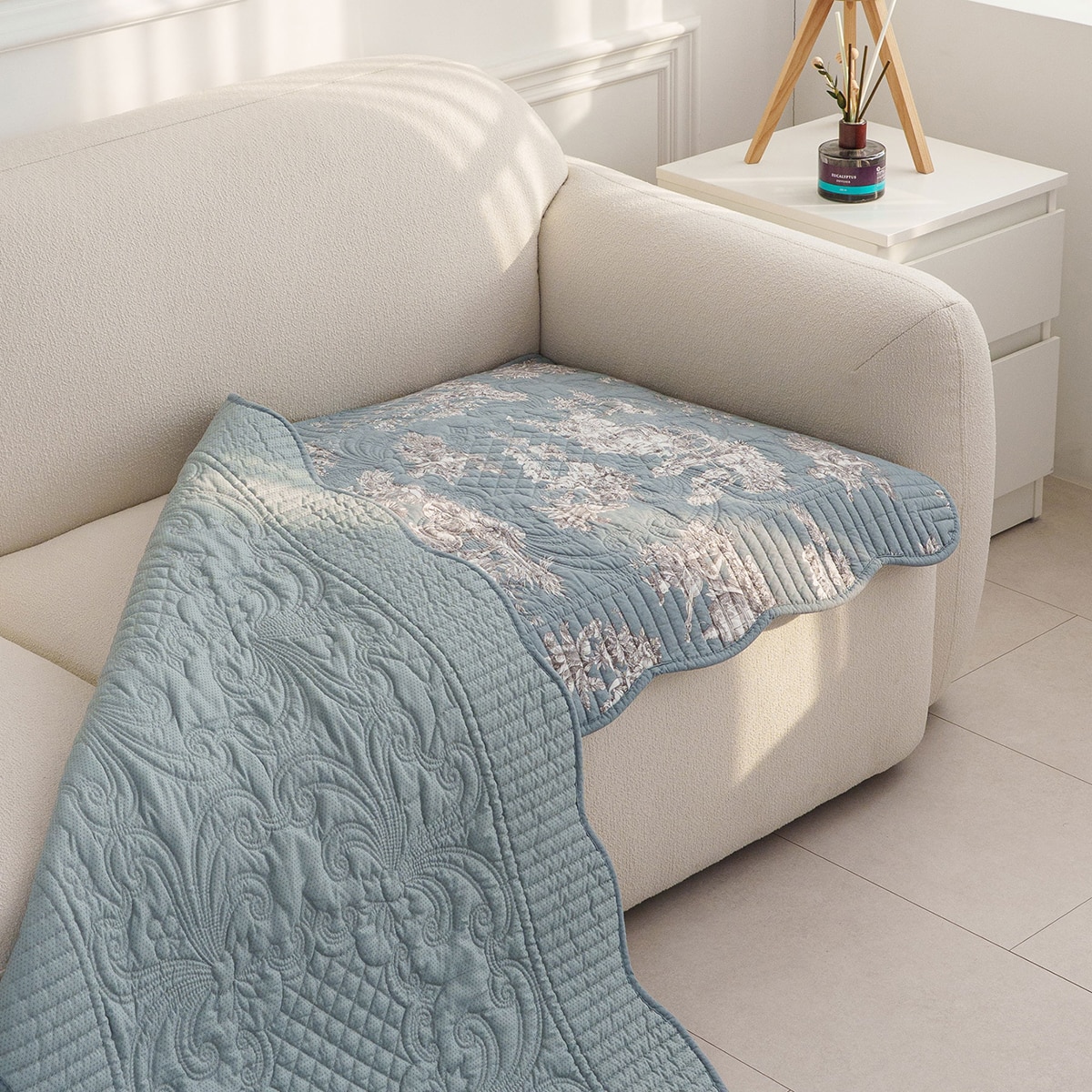 플로티나 뜨왈 순면 소파패드 70x180cm