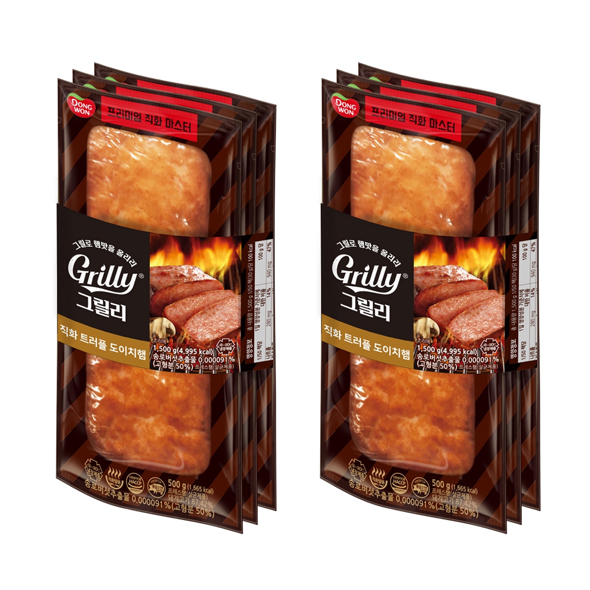 동원 그릴리 직화 도이치 트러플햄 500g x 6