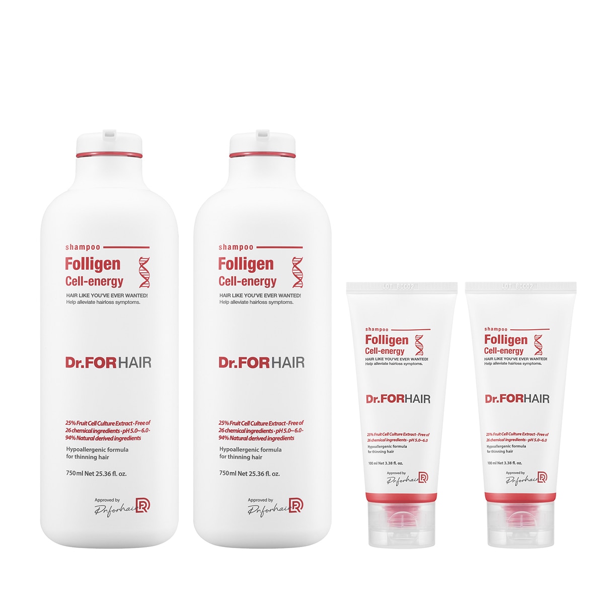 닥터포헤어 셀에너지 샴푸 750ml x 2 + 100ml x 2 닥터포헤어 셀에너지 샴푸 750ml x 2 + 100ml x 2