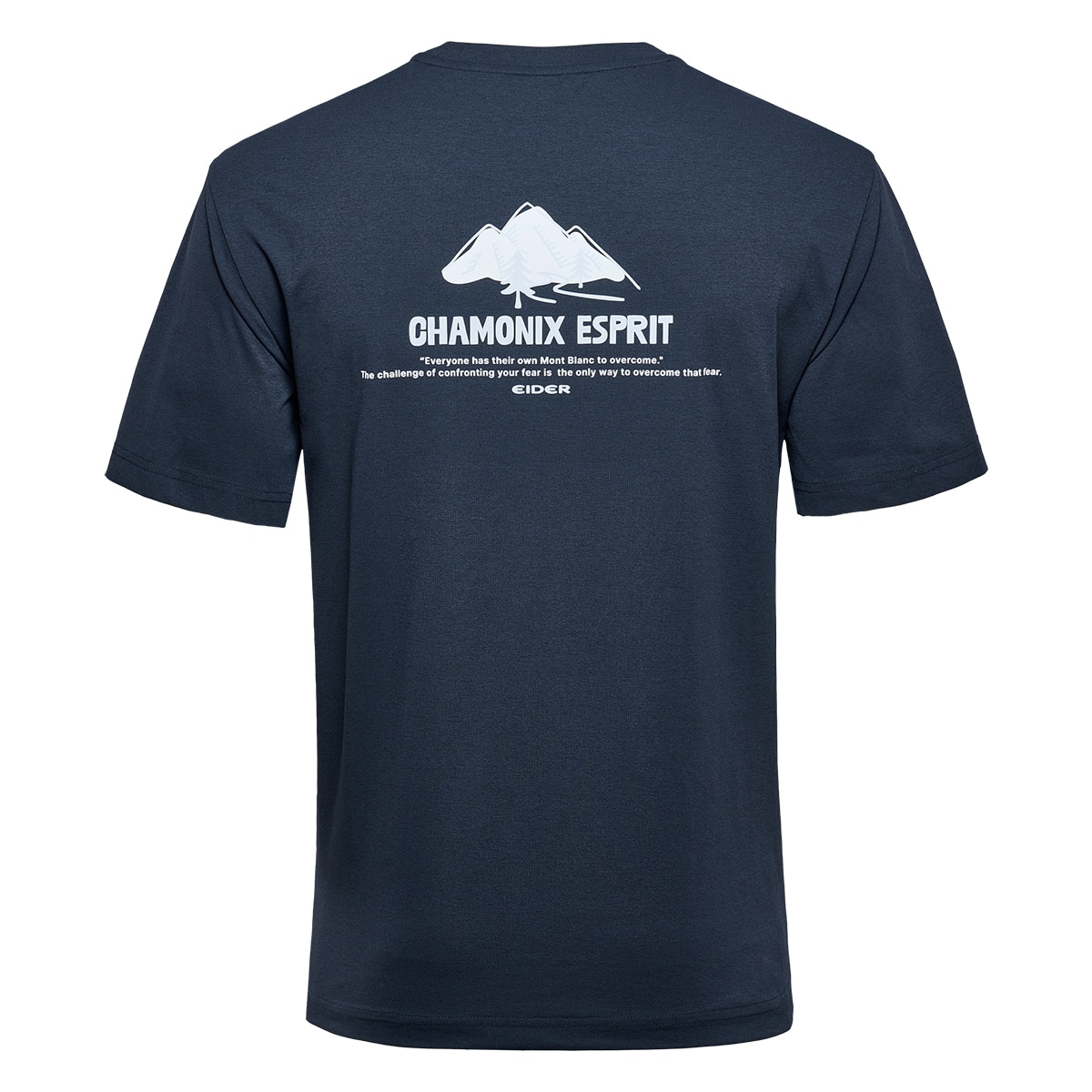 아이더 남성 스트레치 반팔 티셔츠 - 다크네이비