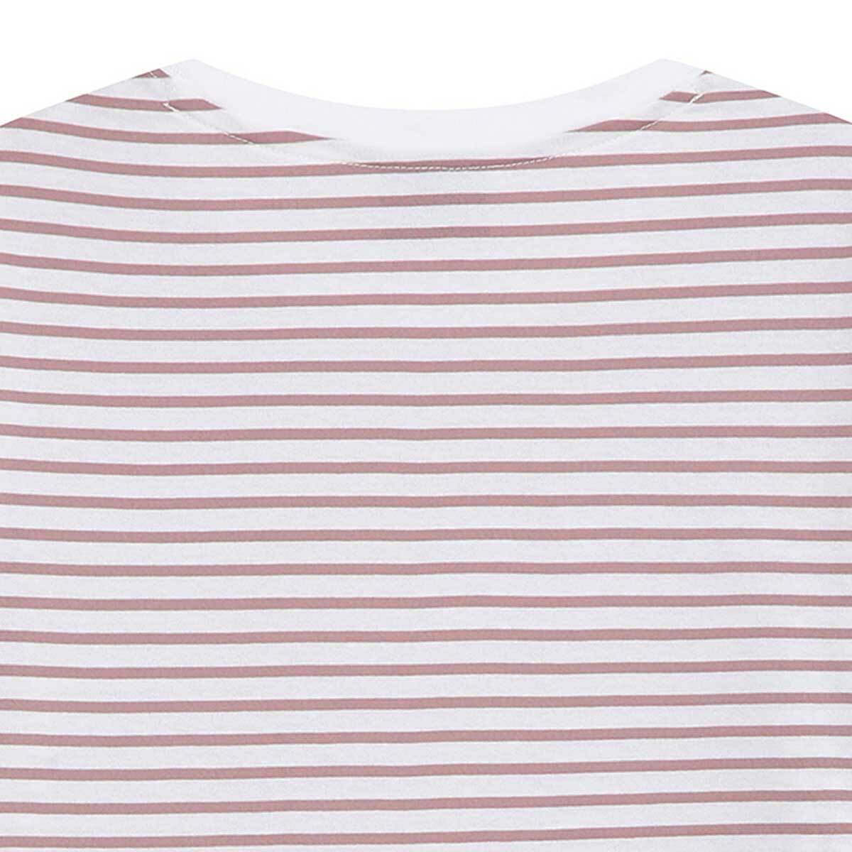컬럼비아 여성 스트라이프 티셔츠 - 핑크