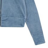 게스 여성 벨루어 코듀로이 집업 - 블루 게스 여성 벨루어 코듀로이 집업 - 블루