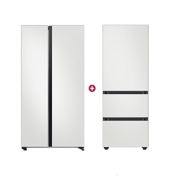 삼성 비스포크 양문형냉장고&키친핏김치냉장고 패키지