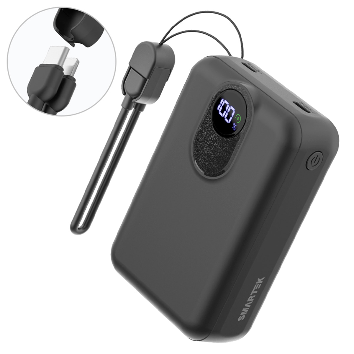 스마텍 맥세이프 보조배터리 C타입 & 8핀 일체형 스마텍 맥세이프 보조배터리 C타입 & 8핀 일체형