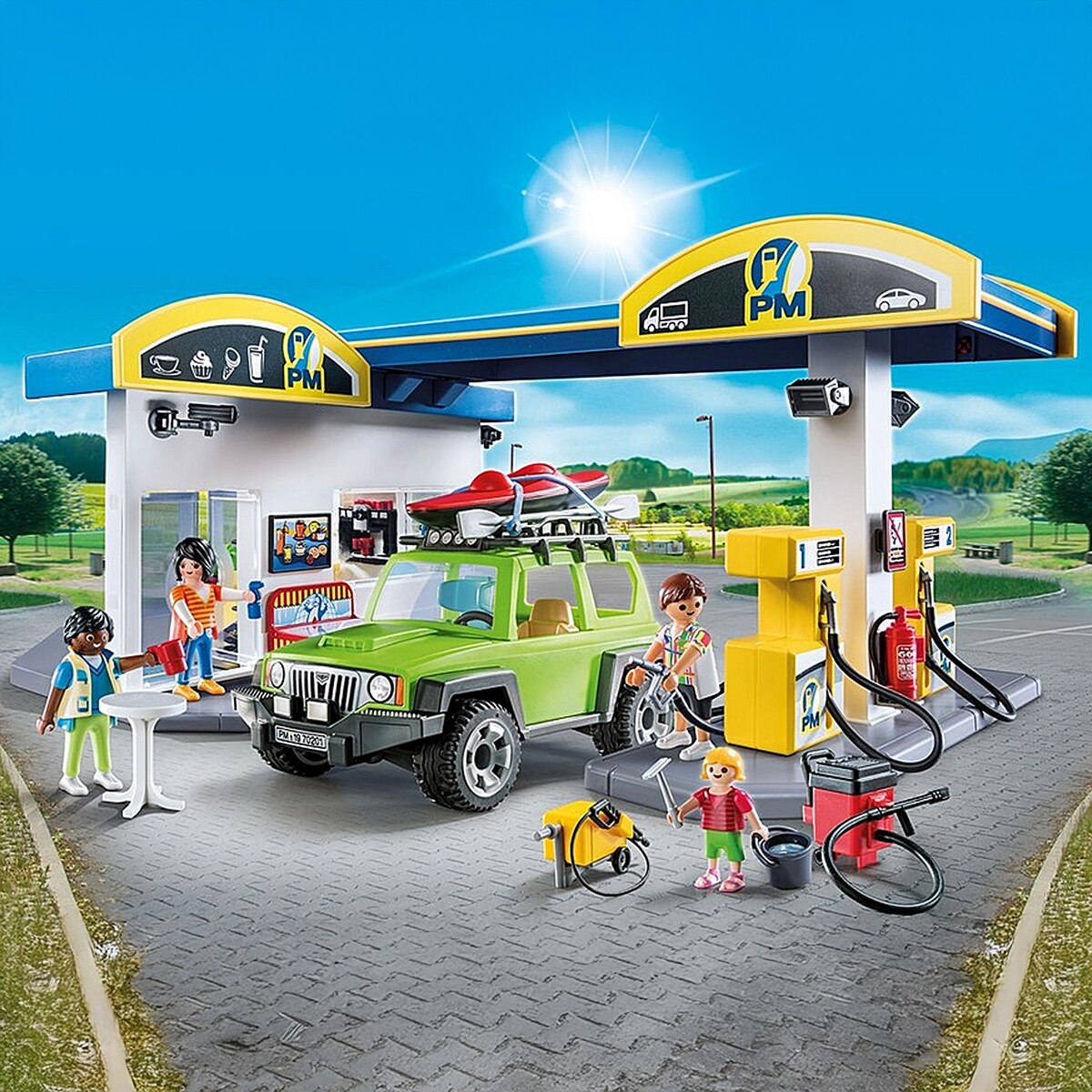 플레이모빌 시티 라이프 주유소 70201