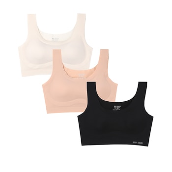 보디가드 심리스 노와이어 브라 2매