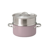 에델코첸 통 3중 냄비 20cm (찜기 포함) - 인디핑크 에델코첸 통 3중 냄비 20cm (찜기 포함) - 인디핑크